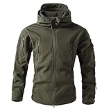 Genérico Chamarras Hombre Chaqueta Montaña Caceria Frío Extremo Ropa de Caza Abrigo Deportivo Chaqueta Militar Hombre Camuflaje Casaca Inverno Homem Verde Militar 3XL