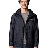 Columbia Pouring Adventure 3 Jacket, Chaqueta impermeable para la lluvia Hombre, Black, XXL