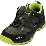 CMP Kids Rigel Low Trekking Shoes WP, Kaki, 36, Caqui Ácido, EU
