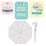 Mw Wonderful Paraguas largo transparente