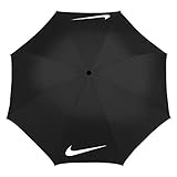 Nike Windproof Paragua de Golf, Unisex Adulto, Negro, Talla Única