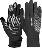 GripGrab Guantes de Ciclismo Ride Impermeables Térmicos de Invierno Cortavientos Acolchados Táctiles con Forro Polar
